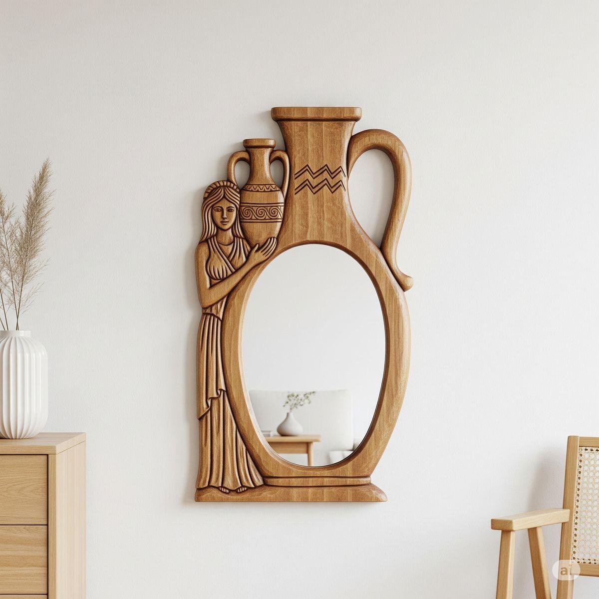 DESIGNED WOOD MIRROR (16)